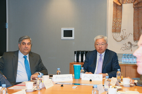 Navin Sawhney of Ponant and Ted Teng, The Leading Hotels of the World Navin Sawhney of Ponant and Ted Teng, The Leading Hotels of the World